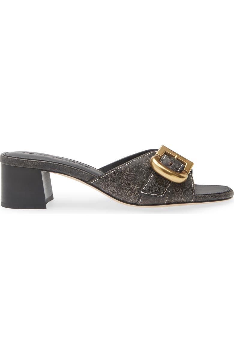 Marc Jacobs The Doll Buckle Slide Sandal, Alternate, color, Black