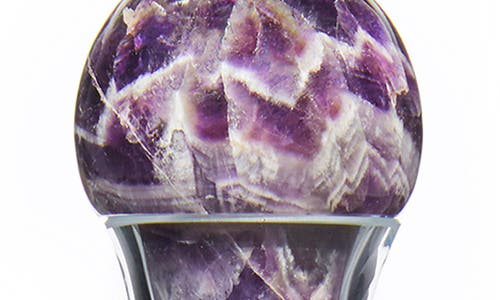 Anna New York Elevo Crystal & Cape Amethyst Decanter In Amethyst