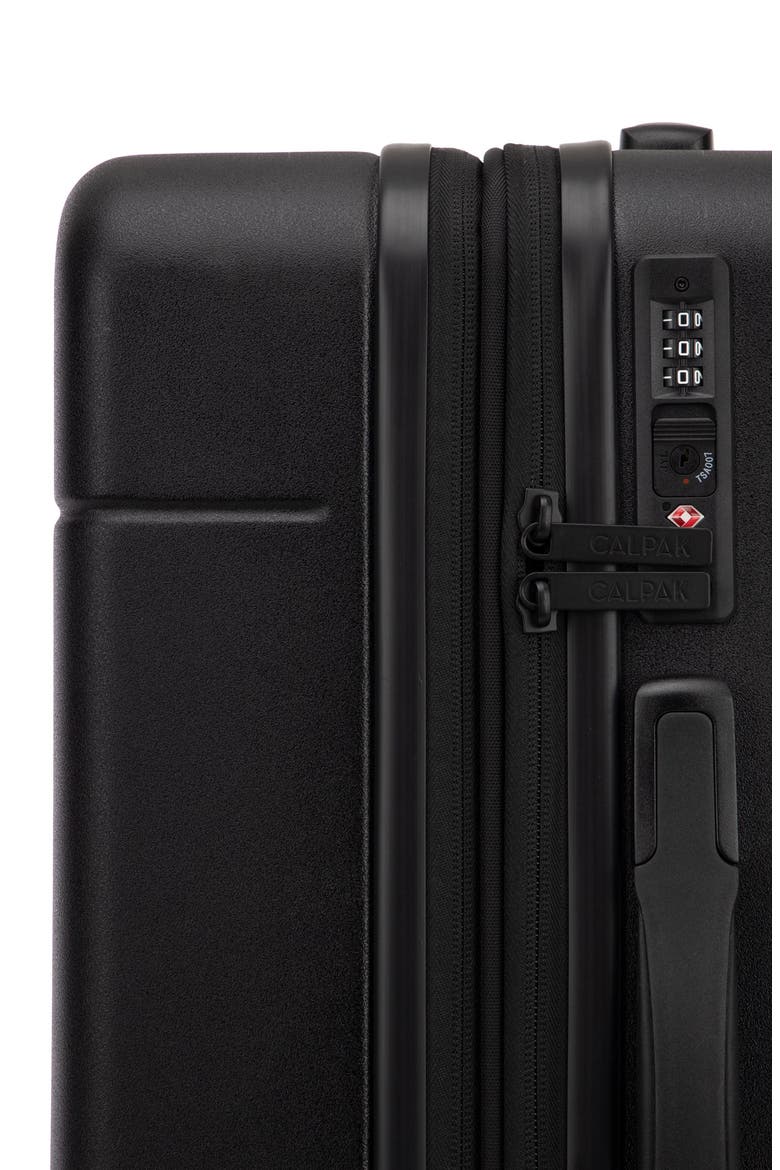 Hue 22-Inch Expandable Carry-On Suitcase, Alternate, color, BLACK
