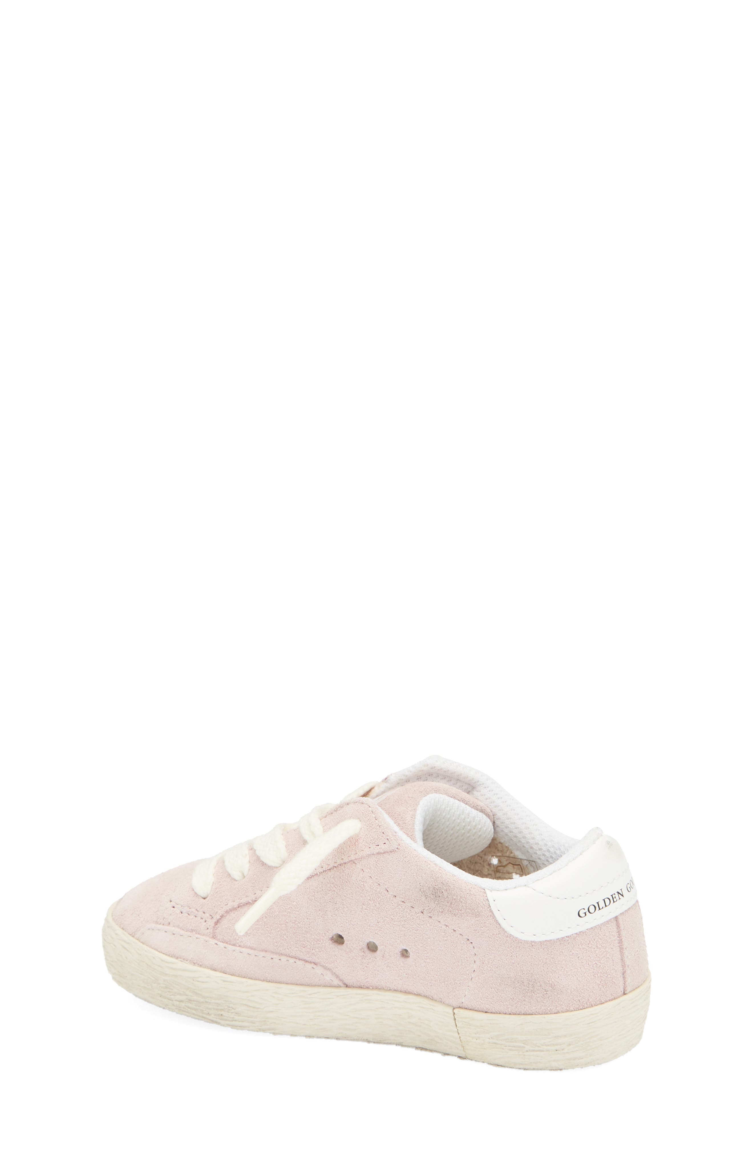 Kids' Super-Star Sneaker, Alternate, color, LIGHT PINK/ WHITE