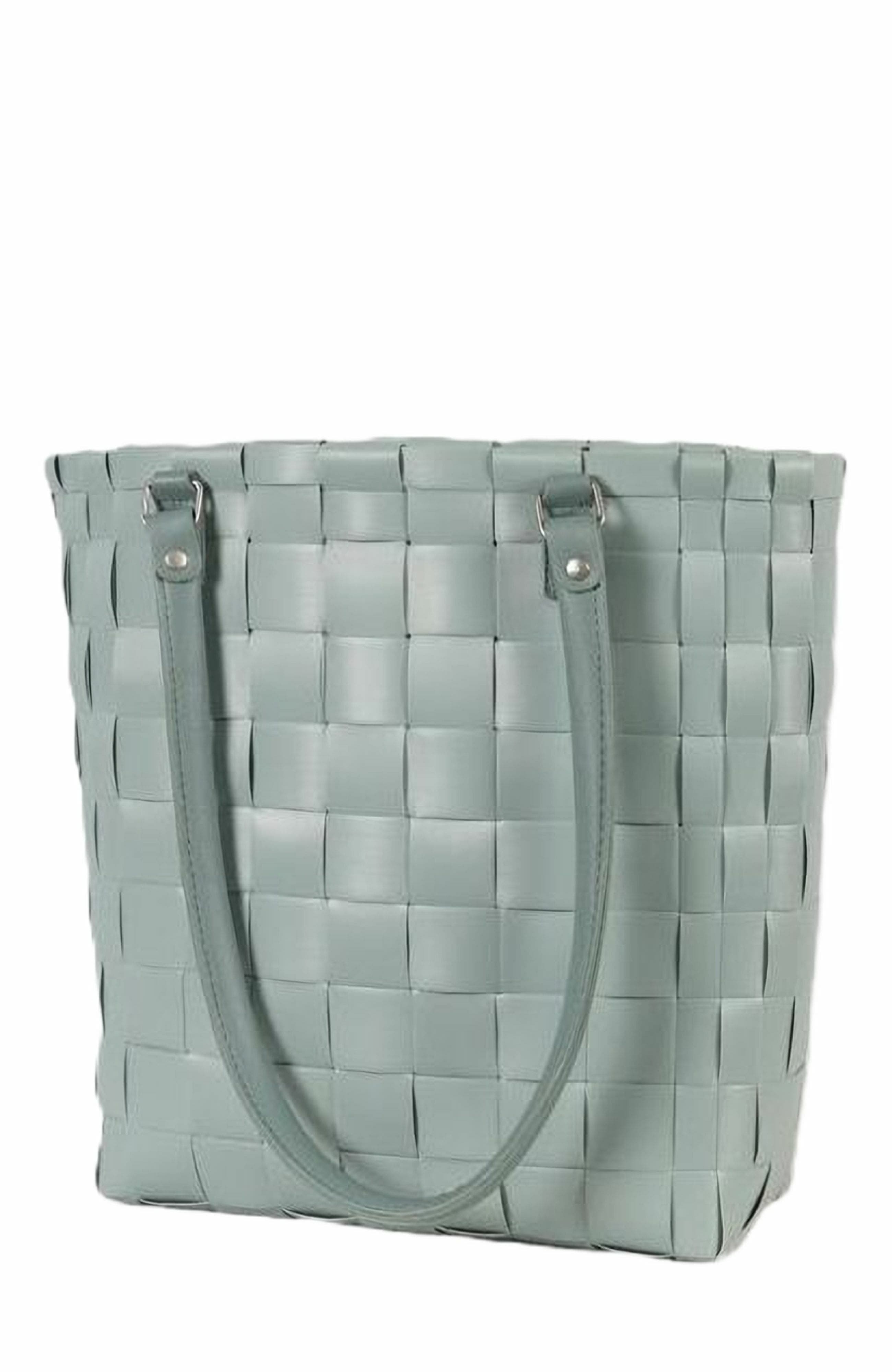 Soho Recycled Plastic Handbag, Alternate, color, Grey/Green