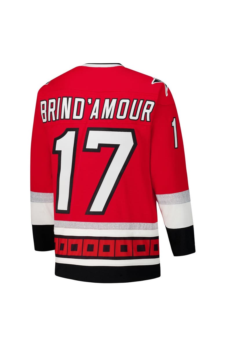 Mitchell & Ness Men's Rod Brind'Amour Red Carolina Hurricanes 2005-06 Power Play Jersey, Alternate, color, Red