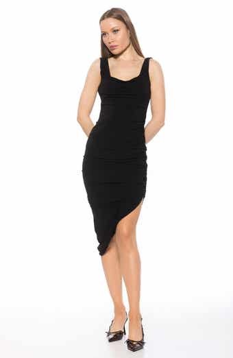 Alexia Admor Lisa Asymmetric Midi Dress