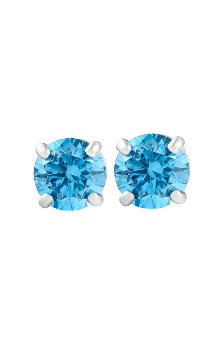 Bliss Diamond 1/2ct Blue Lab Grown Diamond Studs, Main, color, 