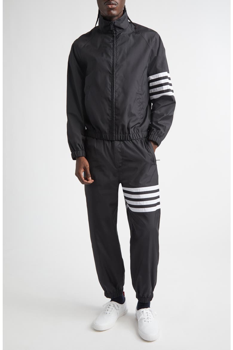 4-Bar Track Pants, Alternate, color, BLACK