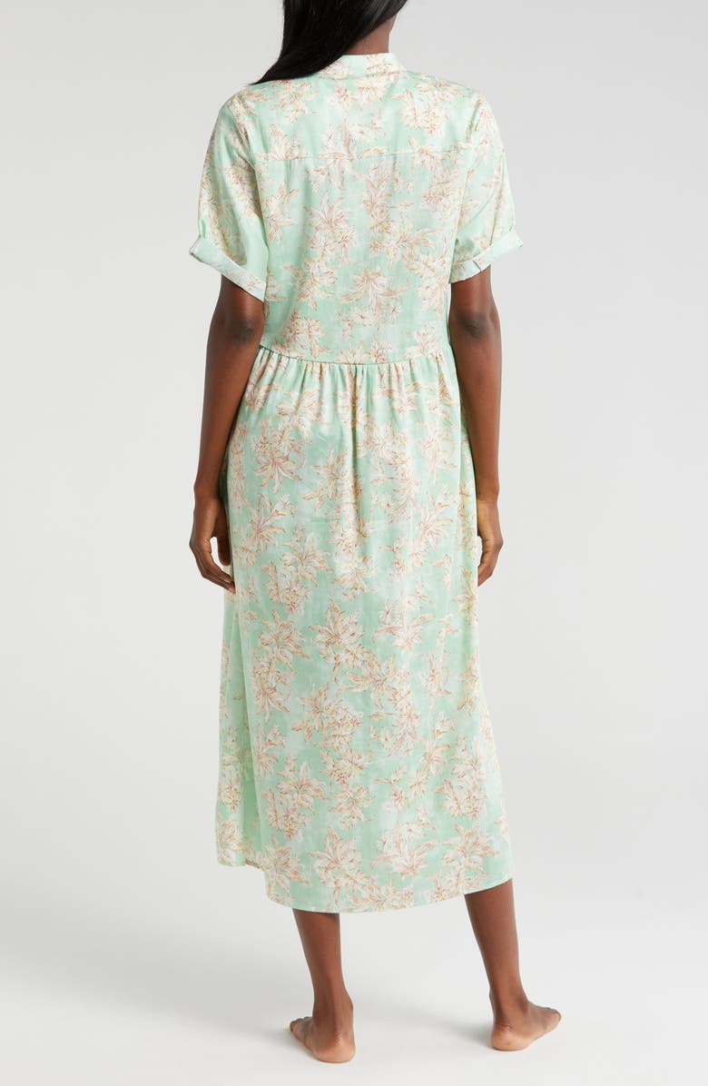 Papinelle Bridget Cotton Sateen Nightgown, Alternate, color, Mint