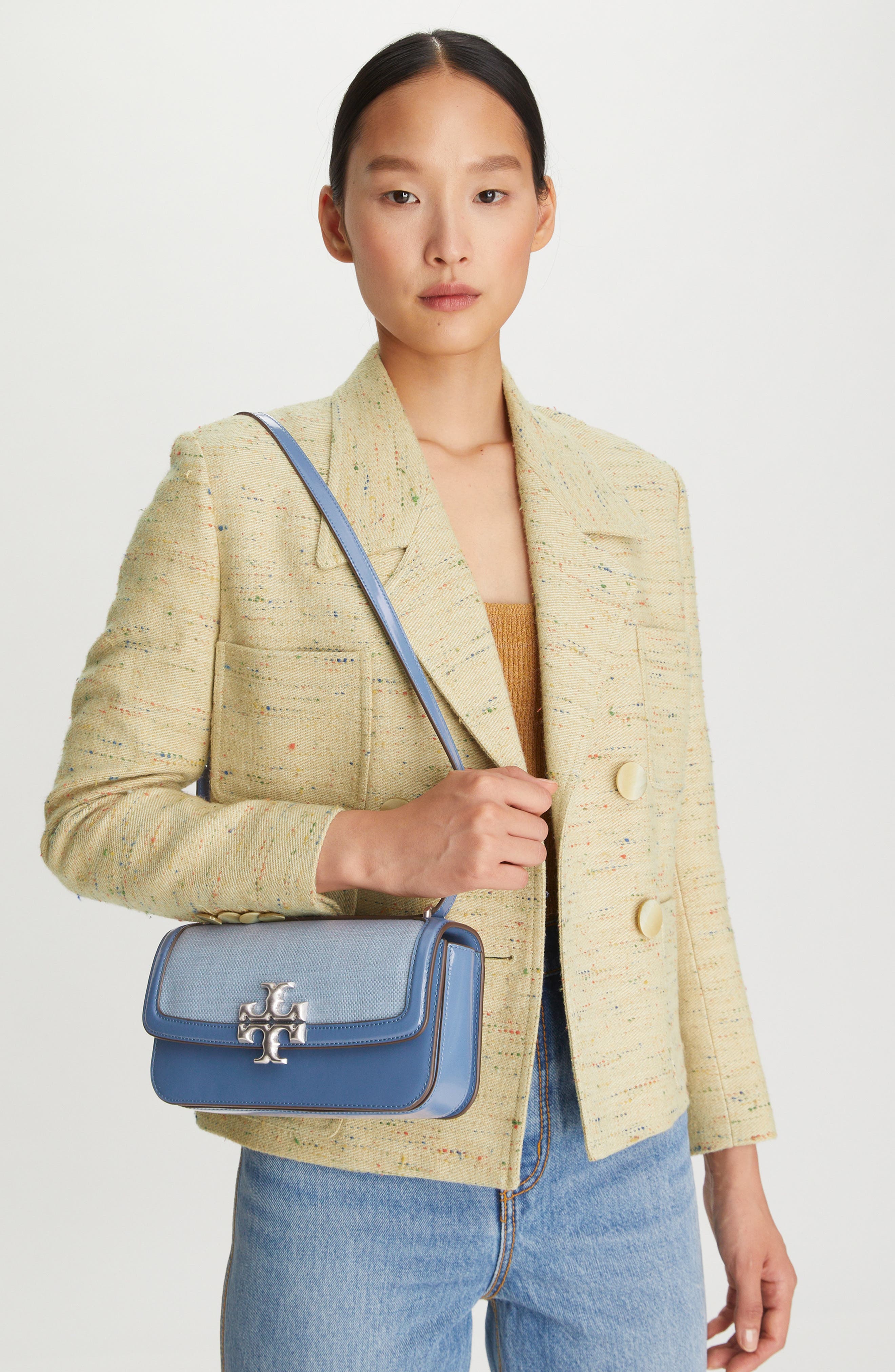 Tory Burch Small Eleanor East/West Convertible Shoulder Bag, Alternate, color, 