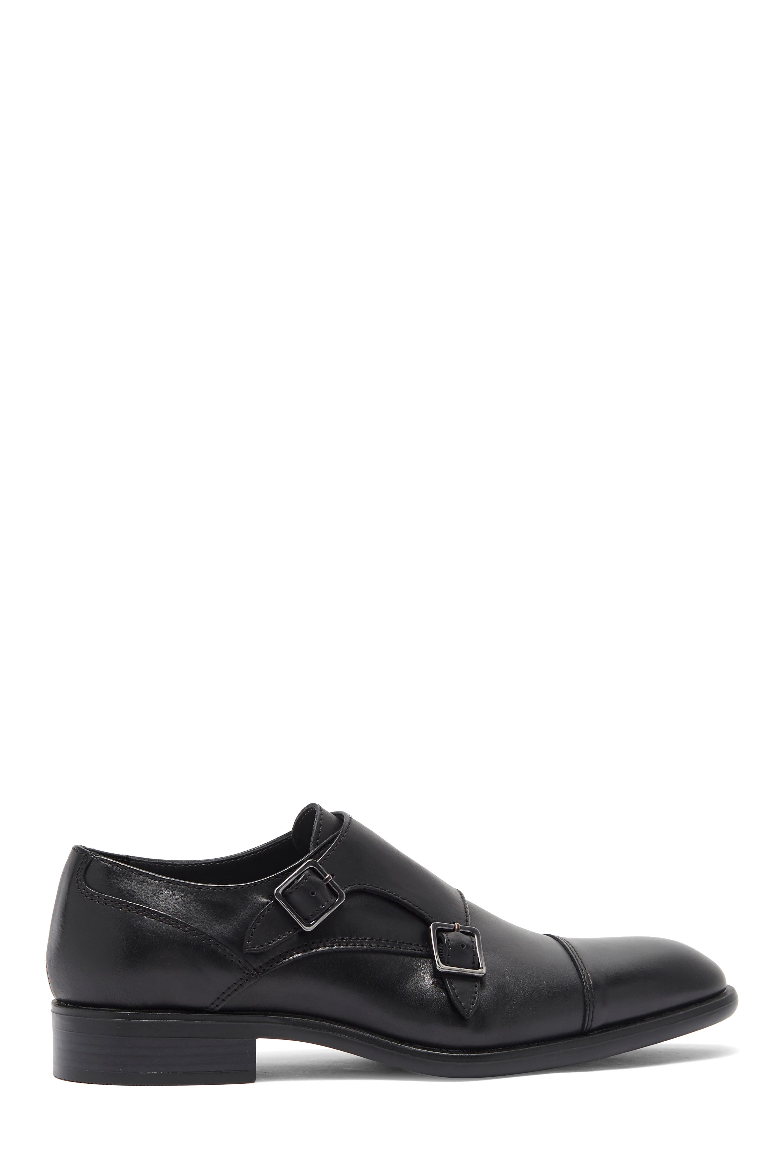 VITTORIO RUSSO Roma Monk Strap Shoe, Alternate, color, Black