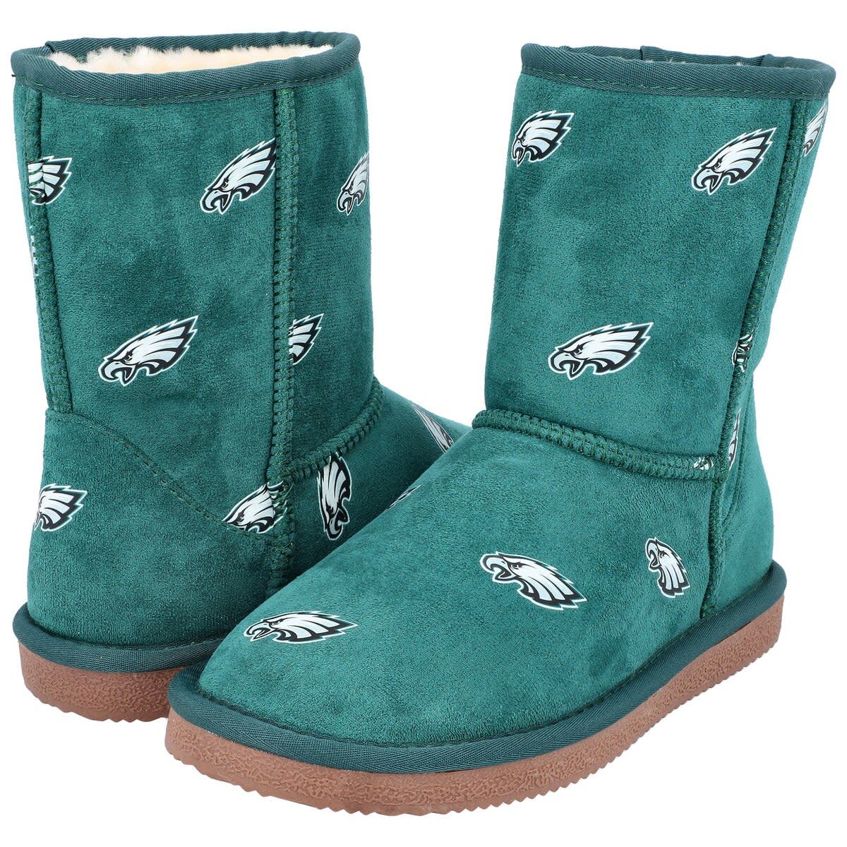 CUCE Women's Cuce Midnight Green Philadelphia Eagles Allover Logo Boots, Alternate, color, 