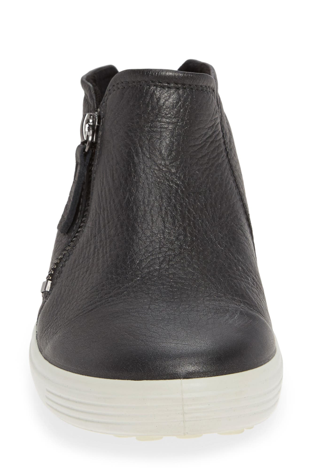 Soft 7 High Top Sneaker, Alternate, color, BLACK/ DARK SHADOW LEATHER