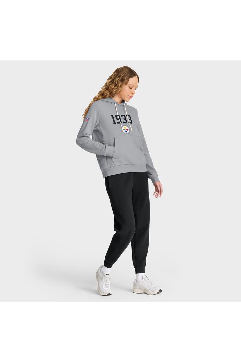 Women's Nike Gray Pittsburgh Steelers 1933 Sideline Standard Issue Dri-FIT Hoodie, Alternate, color, Gray
