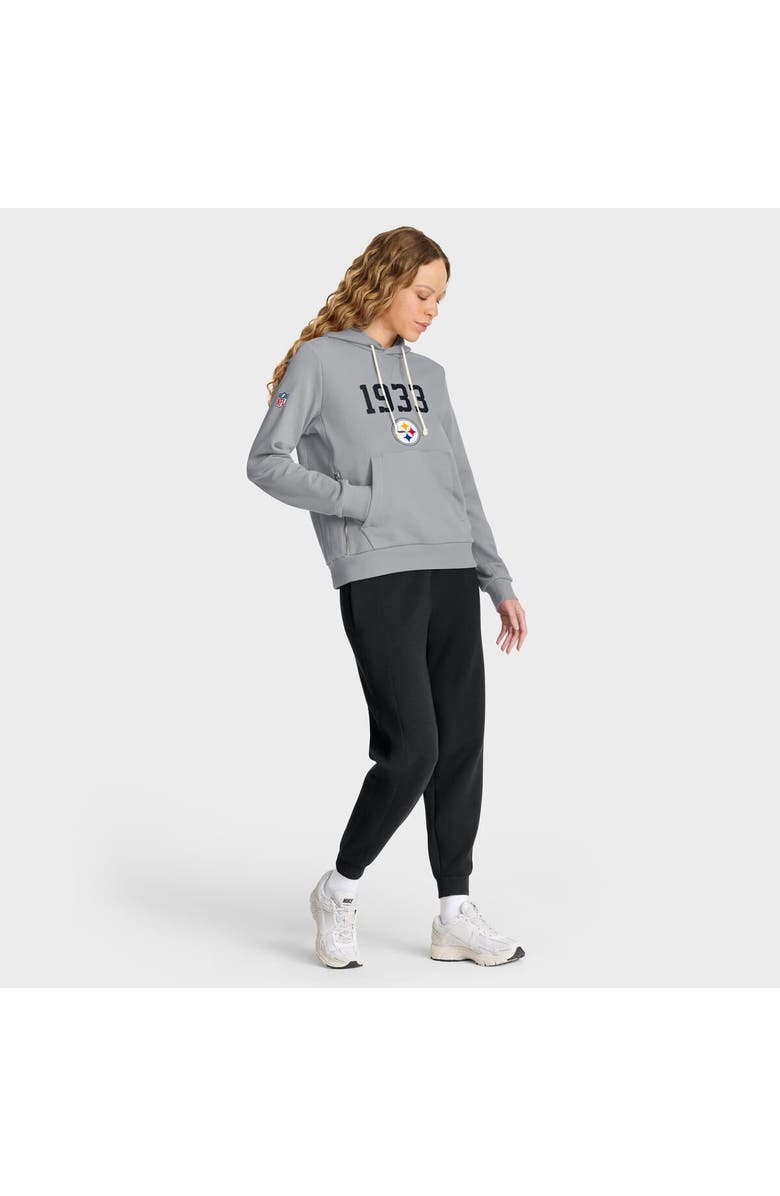 Nike Women's Nike Gray Pittsburgh Steelers 1933 Sideline Standard Issue Dri-FIT Hoodie, Alternate, color, Gray
