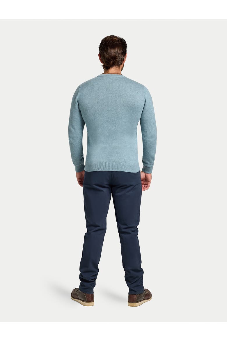 Classic Crew Neck Sweater, Alternate, color, Green Marl