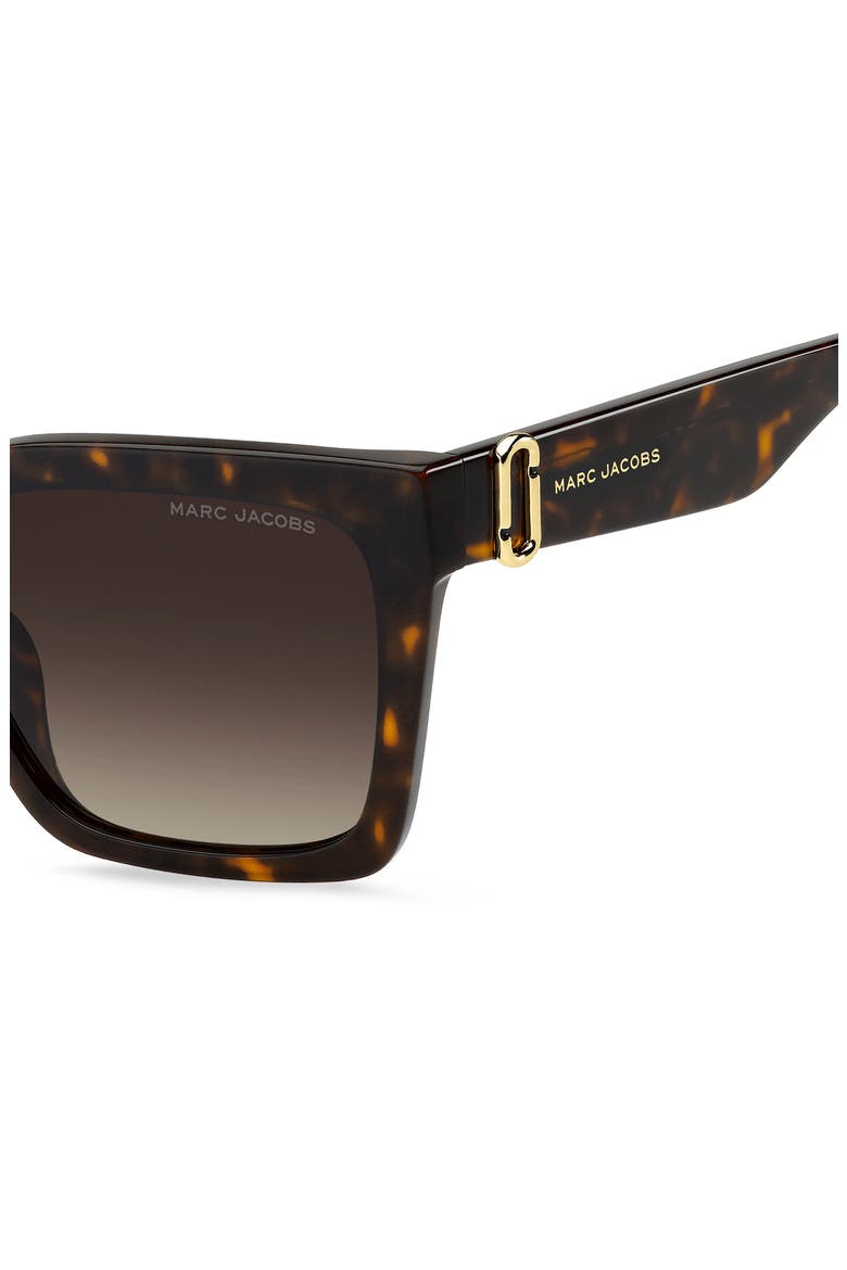 55mm Gradient Cat Eye Sunglasses, Alternate, color, HAVANA/ BROWN SF