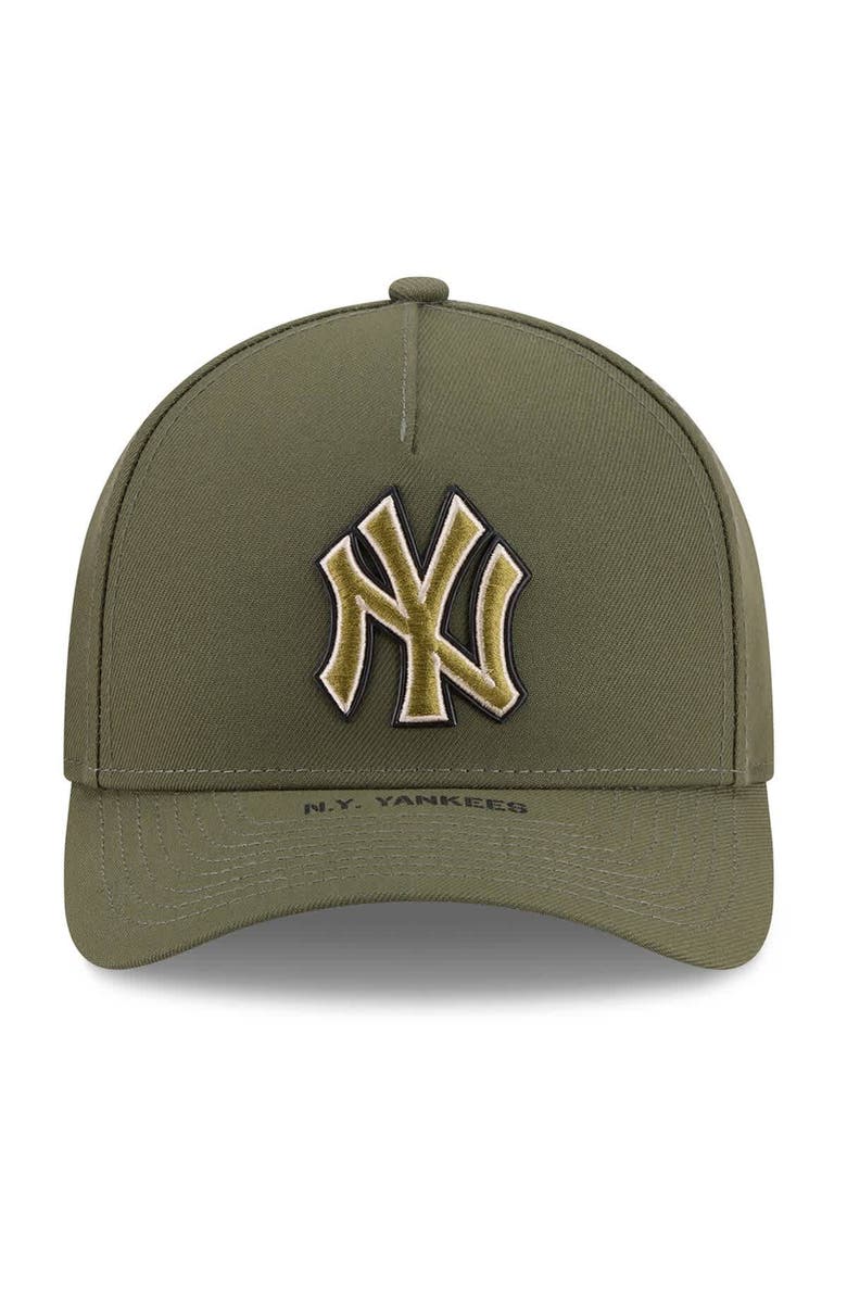 New Era Men's New Era  Olive New York Yankees 2026 Armed Forces Day 9FORTY Adjustable Hat, Alternate, color, Olive
