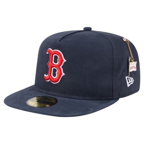Men's New Era  Navy Boston Red Sox Championship Side Flag A-Frame 59FIFTY Fitted Hat