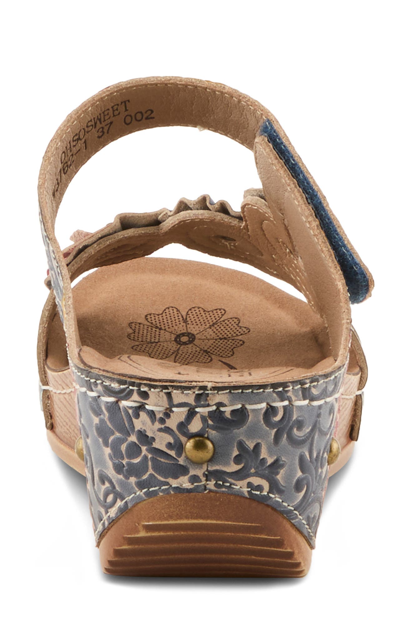 Oh So Sweet Platform Sandal, Alternate, color, BLUE MULTI