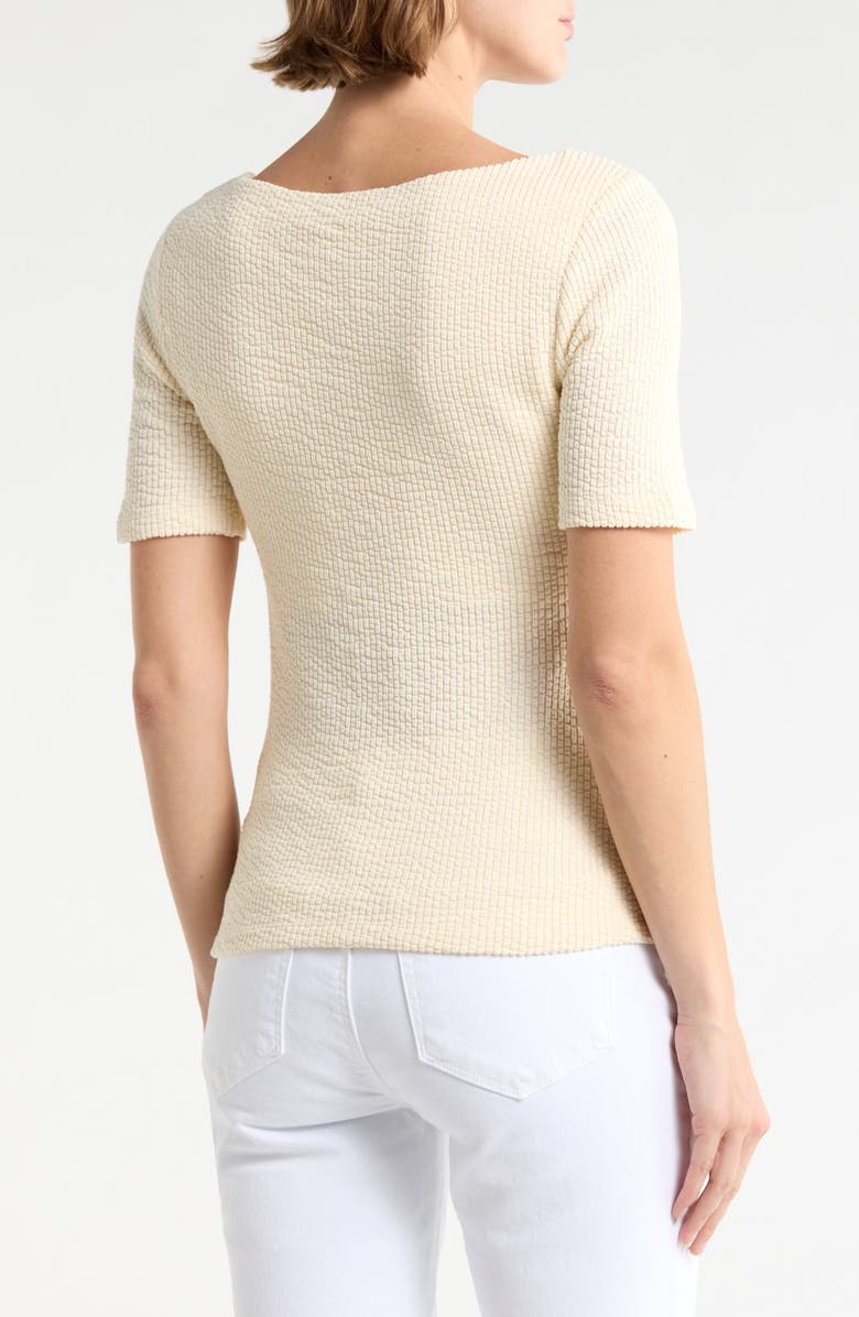 DR2 by Daniel Rainn Boat Neck Knit T-Shirt, Alternate, color, White Smoke