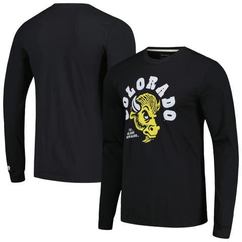 Men's Homefield Black Colorado Buffaloes CU Golden Buffaloes Long Sleeve T-Shirt