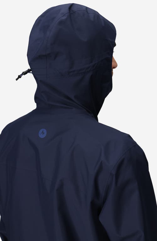 Marmot Minimalist Pertex® Waterproof Hooded Jacket In Arctic Navy