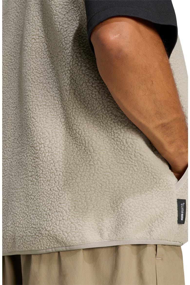 3S Warm Fleece Vest, Alternate, color, SILVER PEBBLE