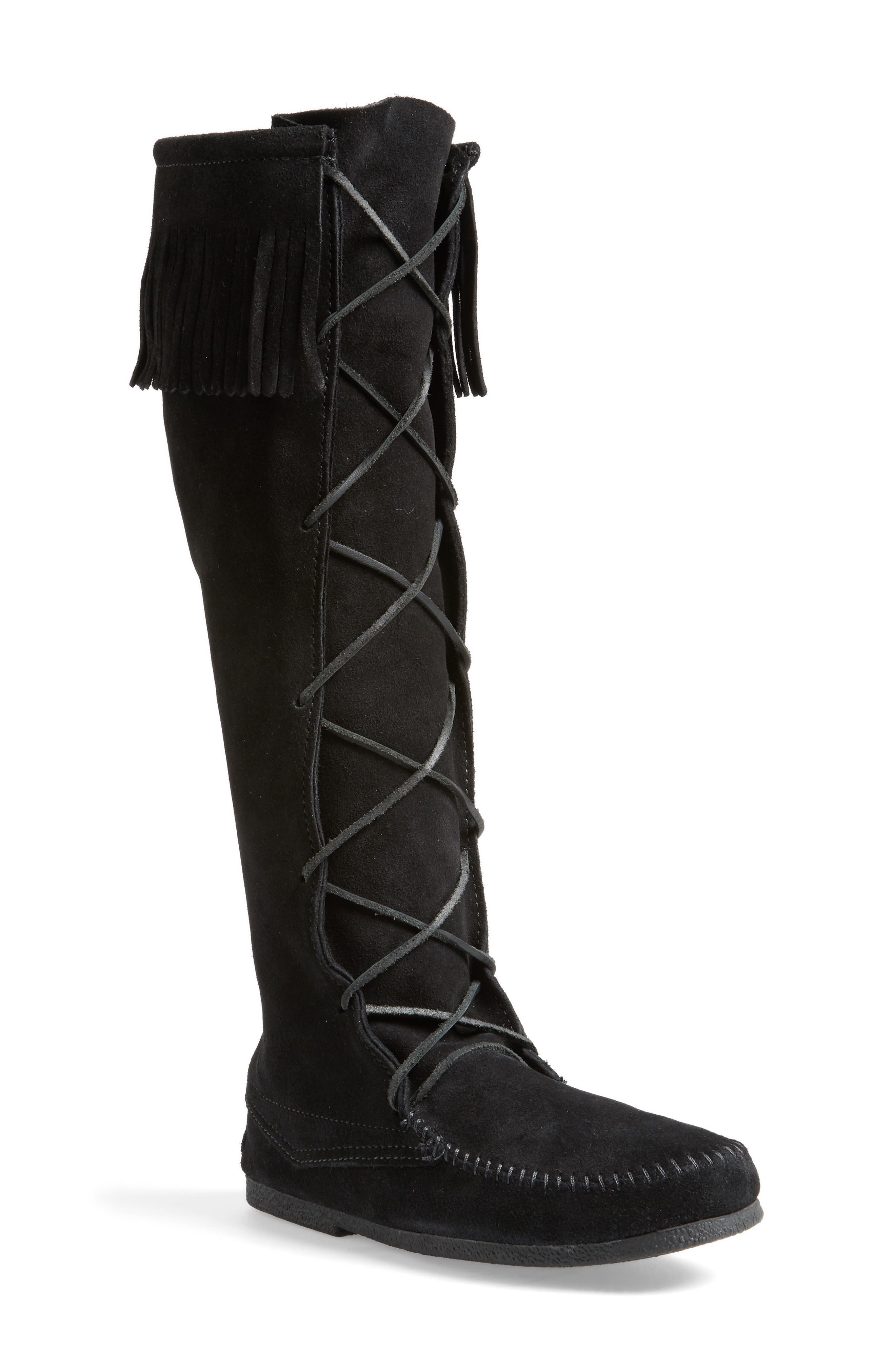 Minnetonka Knee High Boot, Main, color, 