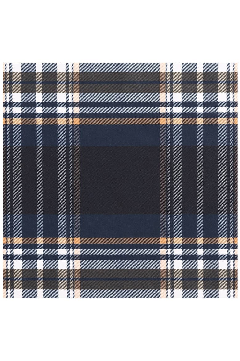 City Flats Plaid Cotton Comforter & Sham Set, Alternate, color, DARK BLUE