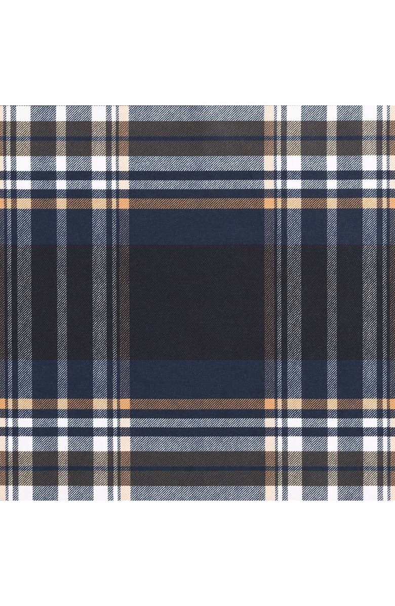 Wrangler City Flats Plaid Cotton Comforter & Sham Set, Alternate, color, Dark Blue