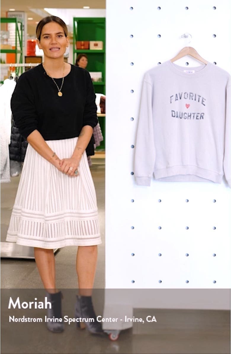 Favorite Graphic Sweatshirt, sales video thumbnail