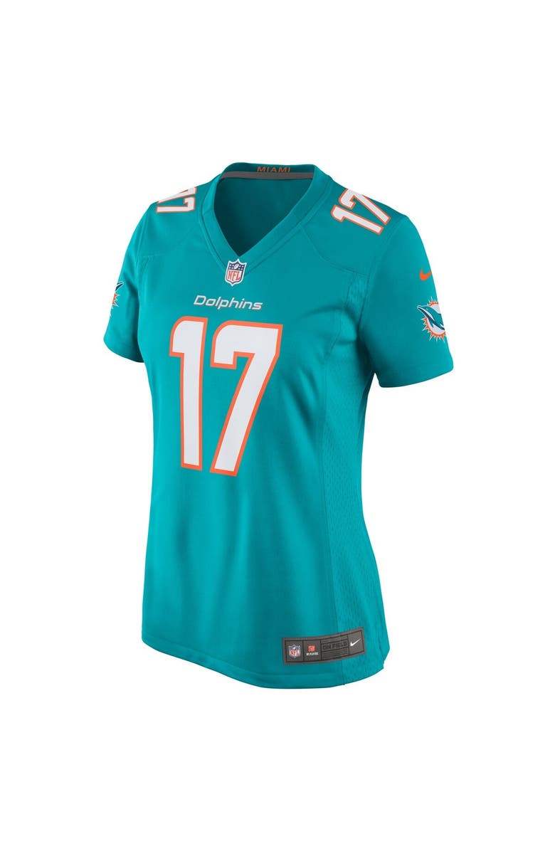 Nike Women's Nike Jaylen Waddle Aqua Miami Dolphins Game Player Jersey, Alternate, color, Aqua