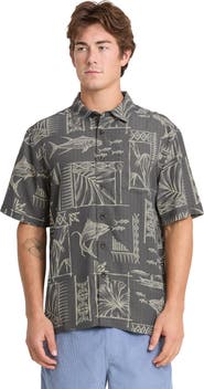 Quiksilver Waterman Paradise Bay Short Sleeve Shirt