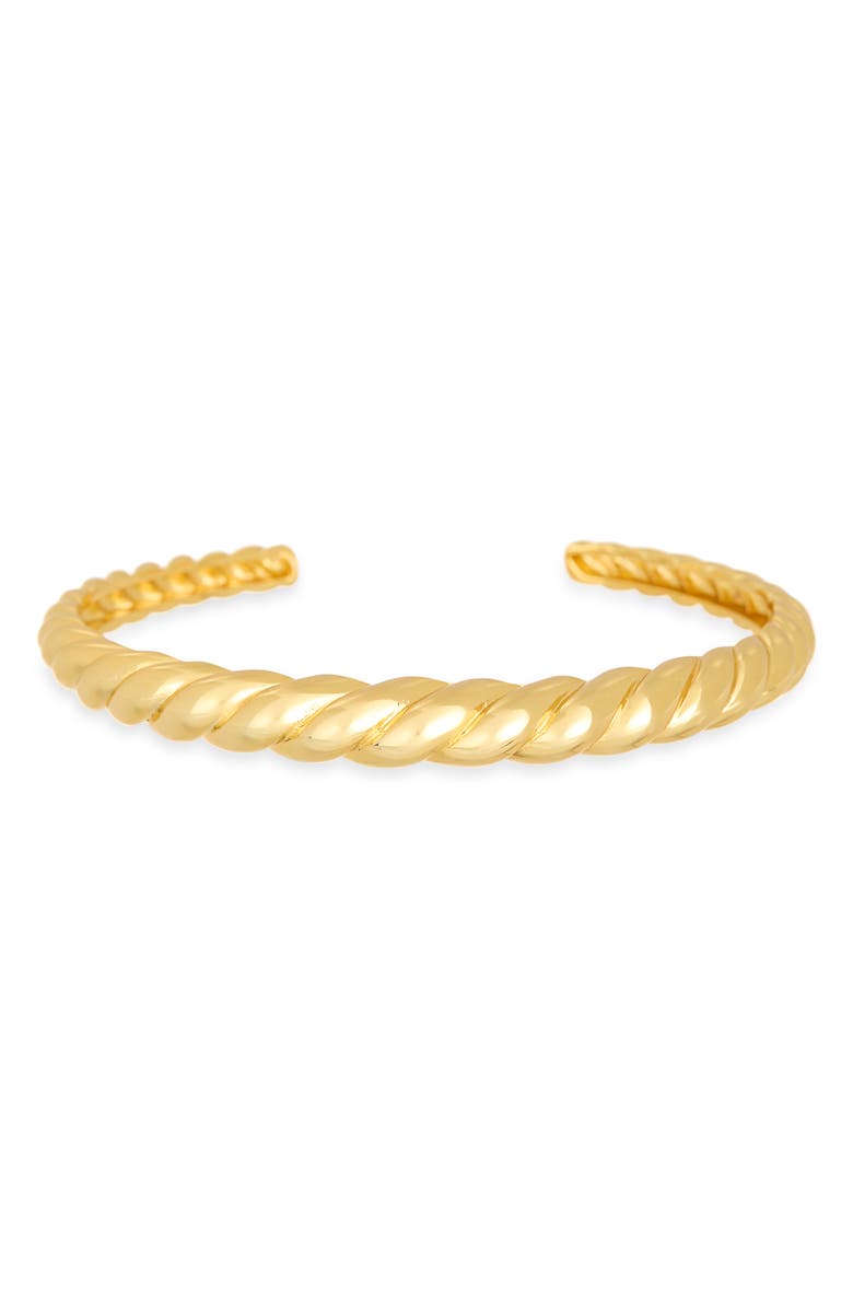 NORDSTROM RACK Twist Cuff Bracelet, Main, color, Gold