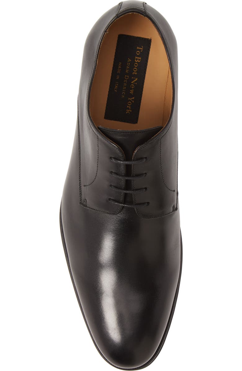 TO BOOT NEW YORK Declan Plain Toe Derby, Alternate, color, Black