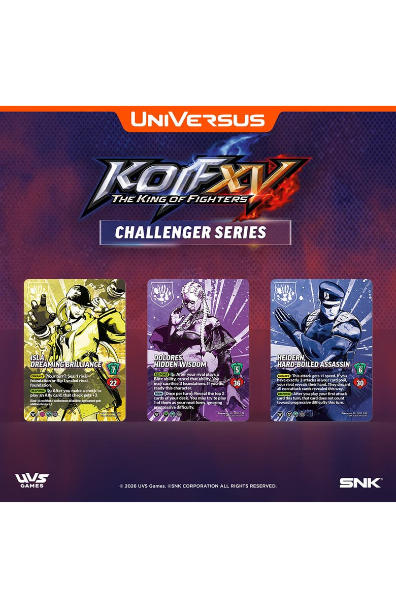 UniVersus Deck Building Card Game, Alternate, color, Multicolored