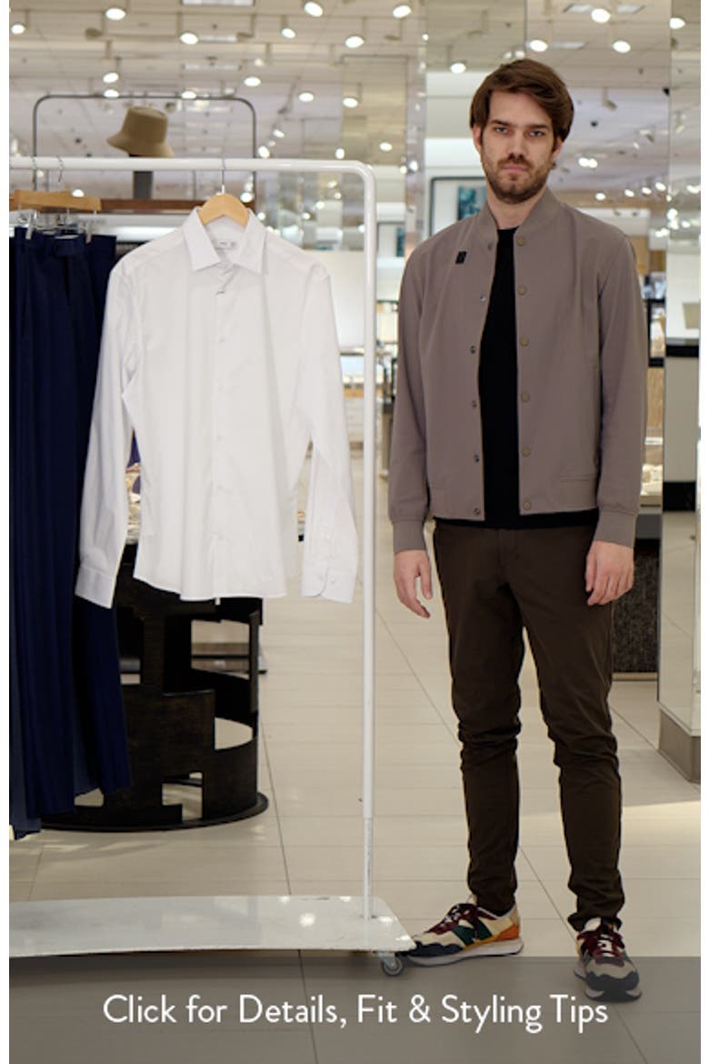 Regular Fit Stretch Poplin Button-Up Shirt video