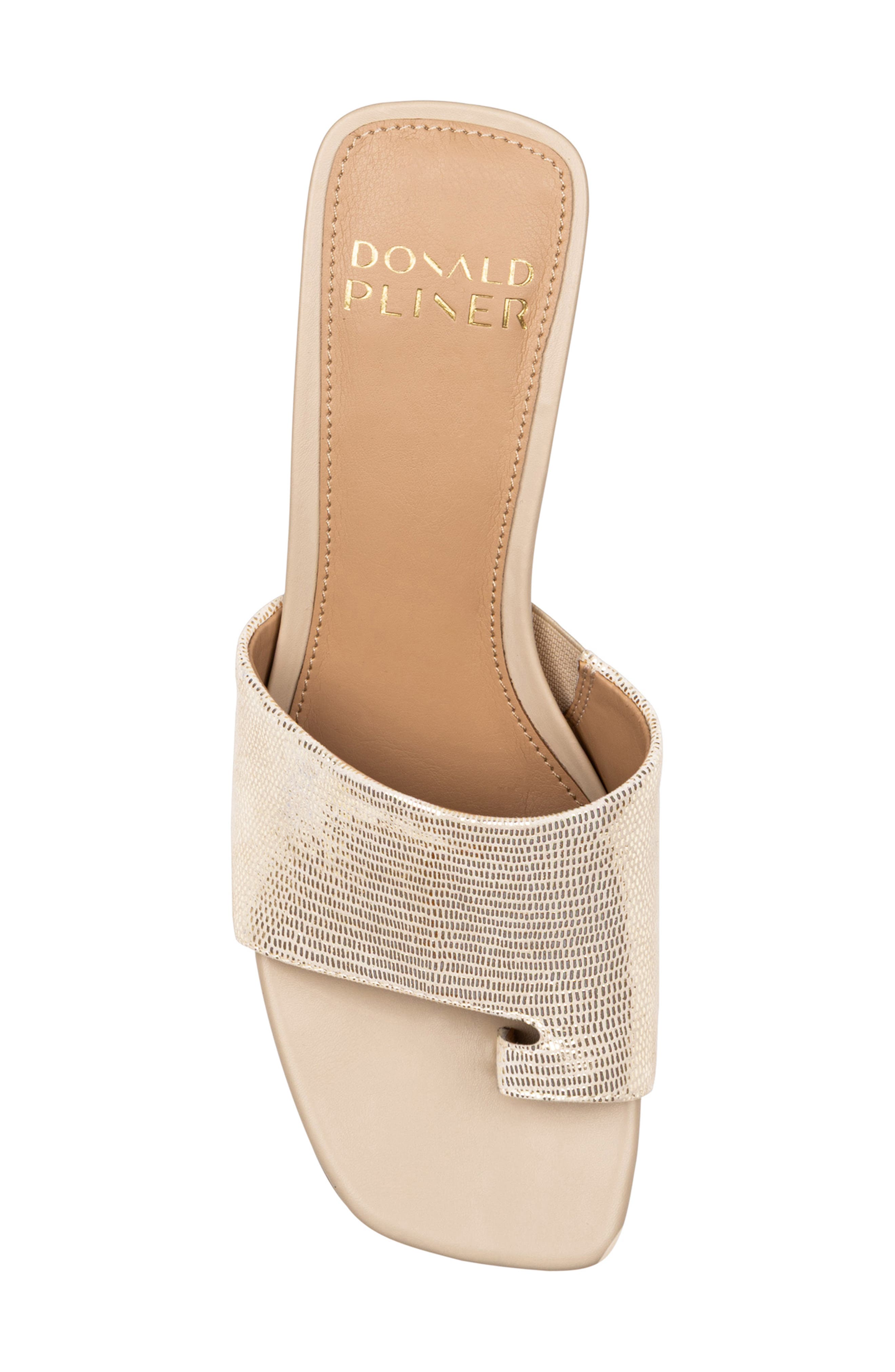 Dalayna Toe Loop Sandal, Alternate, color, PLATINO