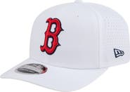 New Era Men's New Era White Boston Red Sox COOLERA 9SEVENTY Adjustable Hat