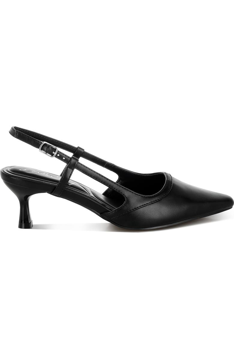 LONDON RAG Luxton Kitten Heel Slingback Pump, Alternate, color, Black