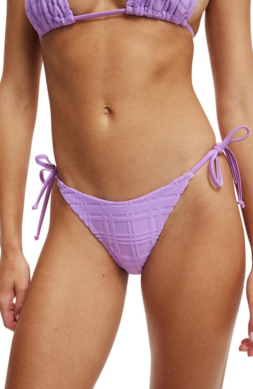 COTTON ON BODY FIXED TIE SIDE BRAZILIAN BIKINI BOTTOM