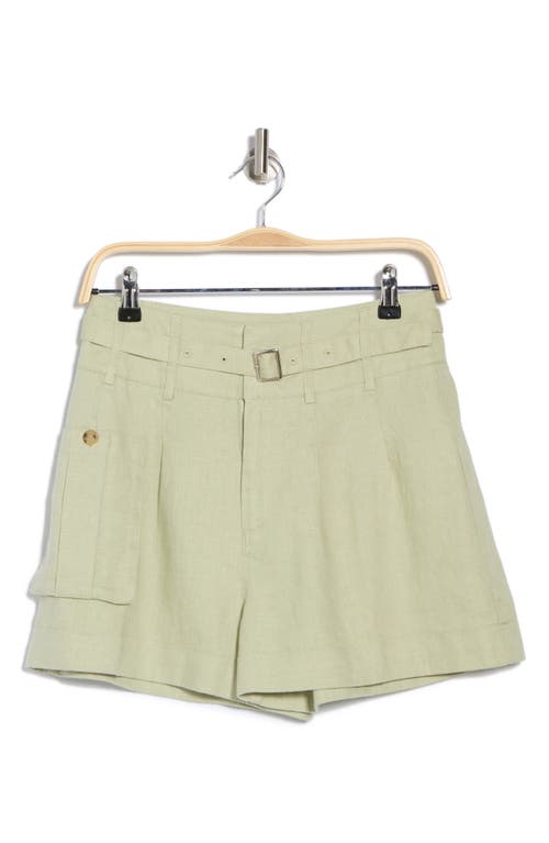Atm Anthony Thomas Melillo Belted Linen Shorts
