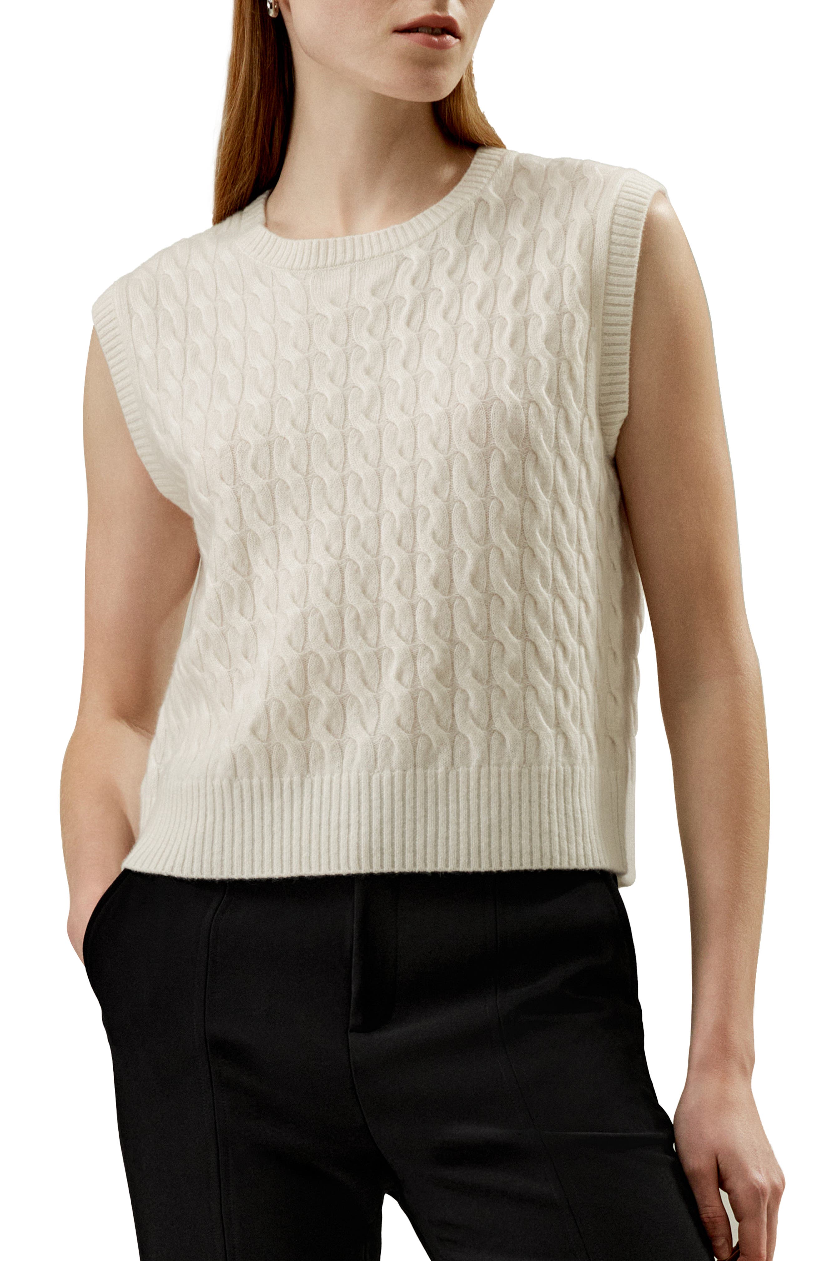 Sleeveless Cashmere Vest - image 3