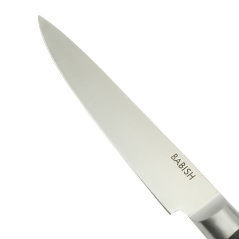 2-Piece Stainless Steel Carving Knife and Fork Set with Ergonomic ABS Handles
