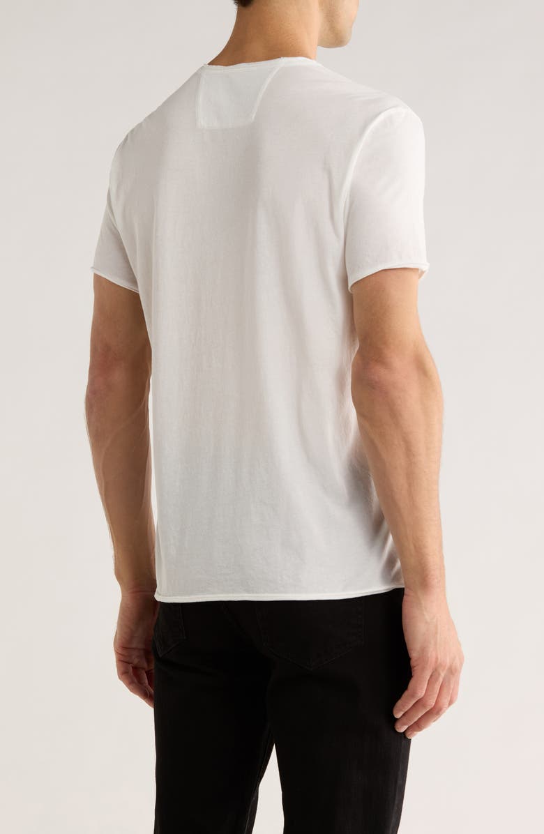 John Varvatos Stars Raw Edge Graphic T-Shirt, Alternate, color, Salt