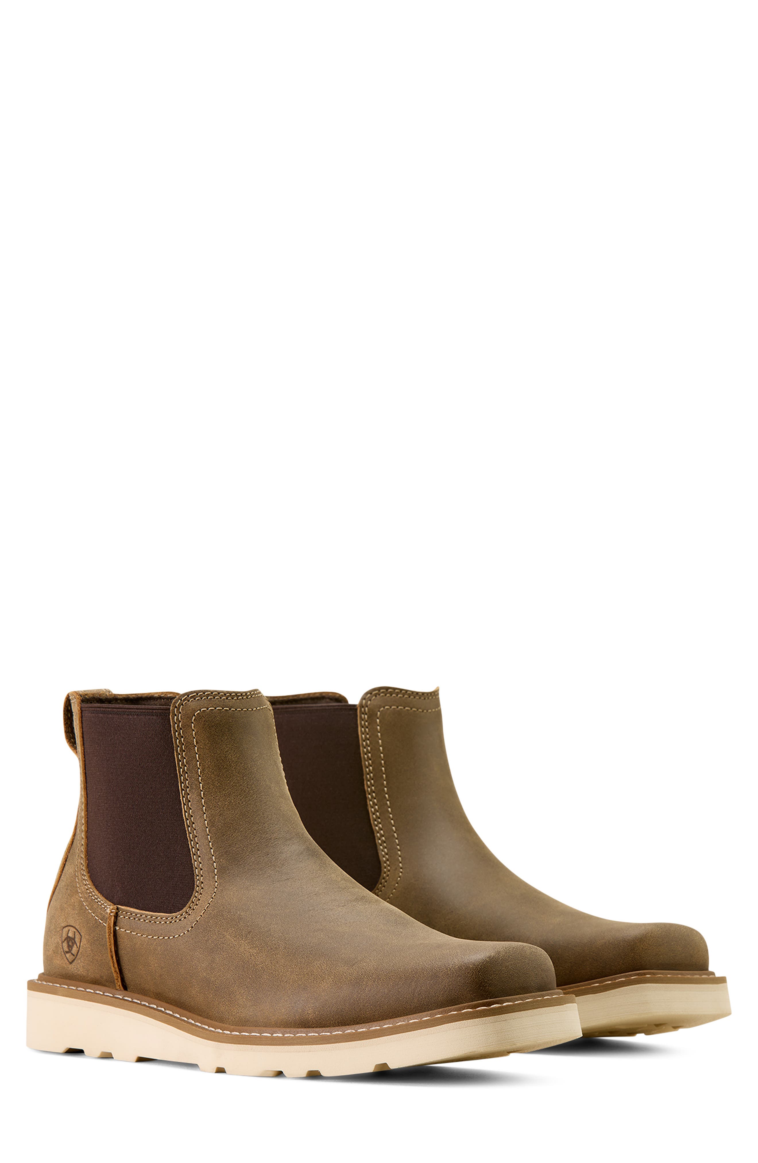 Ariat Rambler Recon Square Toe Chelsea Boot, Alternate, color, Brown Bomber