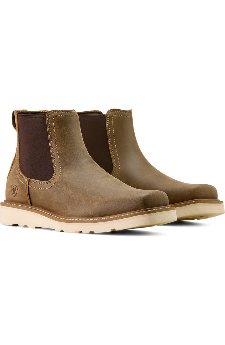 Ariat Rambler Recon Square Toe Chelsea Boot, Alternate, color, Brown Bomber