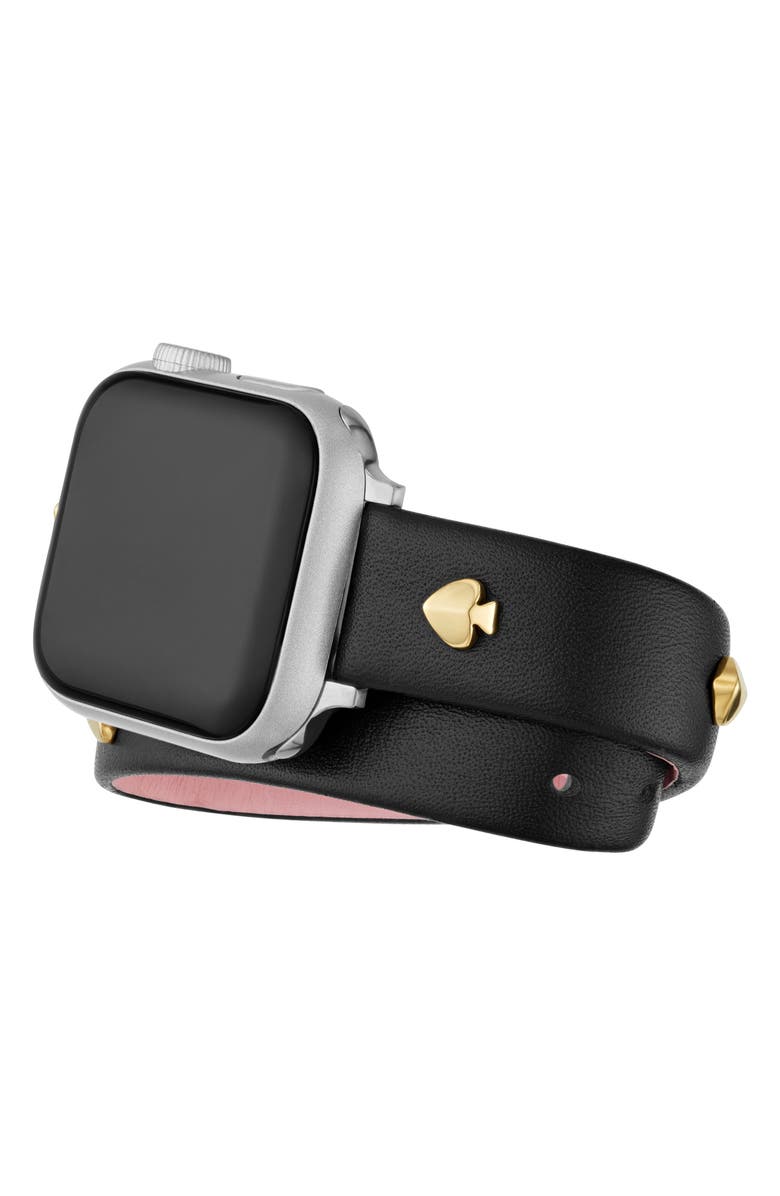 Kate Spade New York leather Apple Watch® double wrap band | Nordstrom