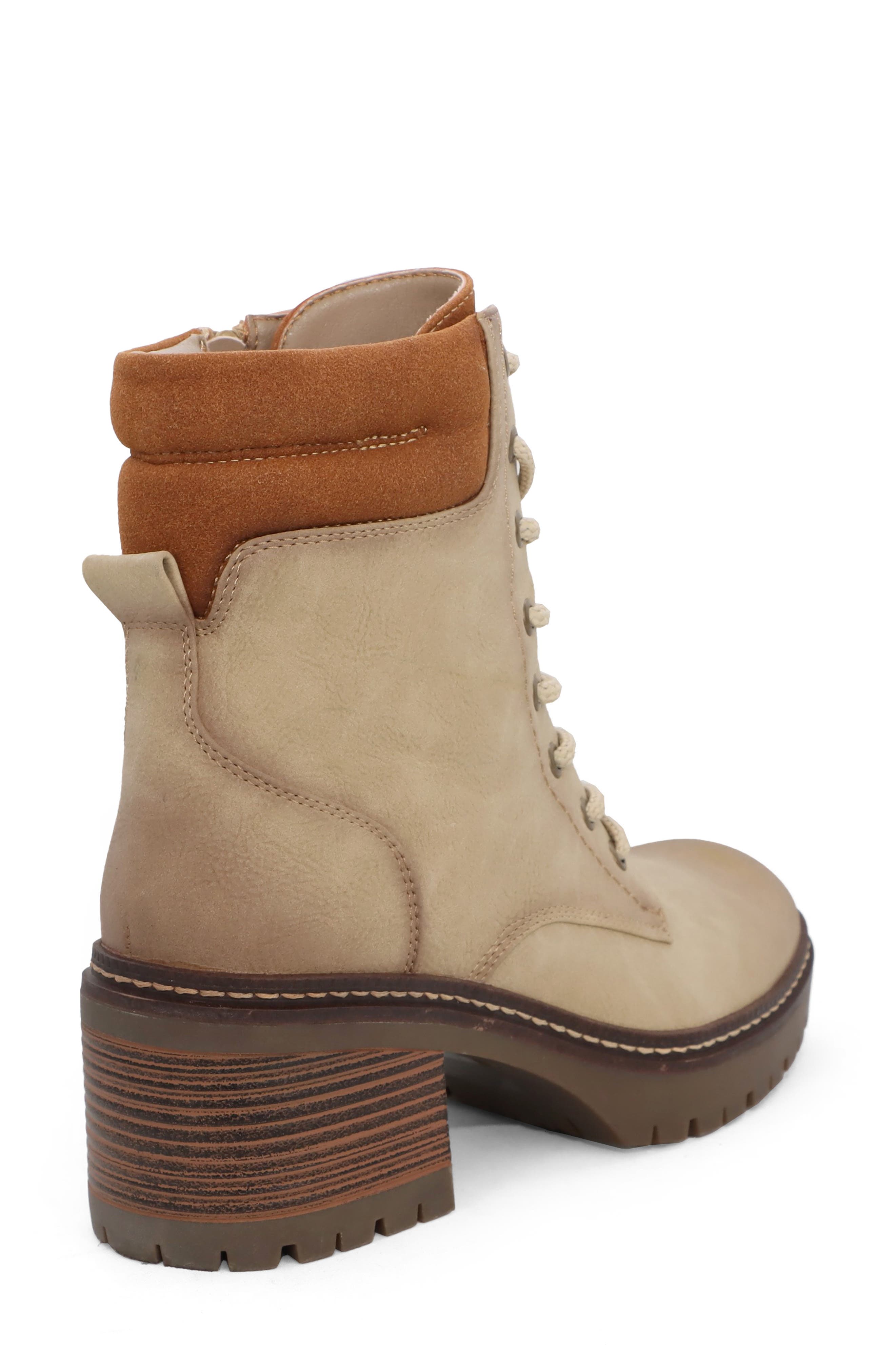 YOKI Jolene 07 Combat Boot, Alternate, color, Taupe