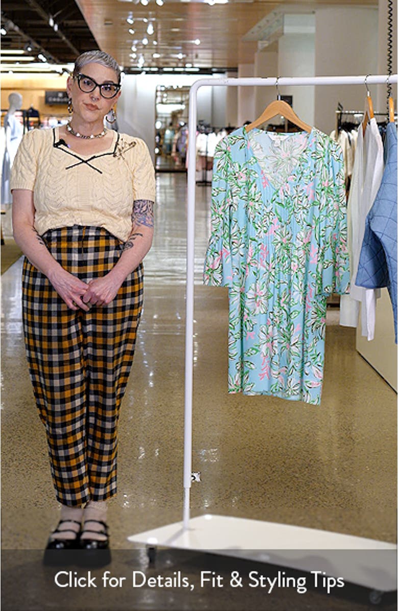 Danika Floral Minidress, sales video thumbnail