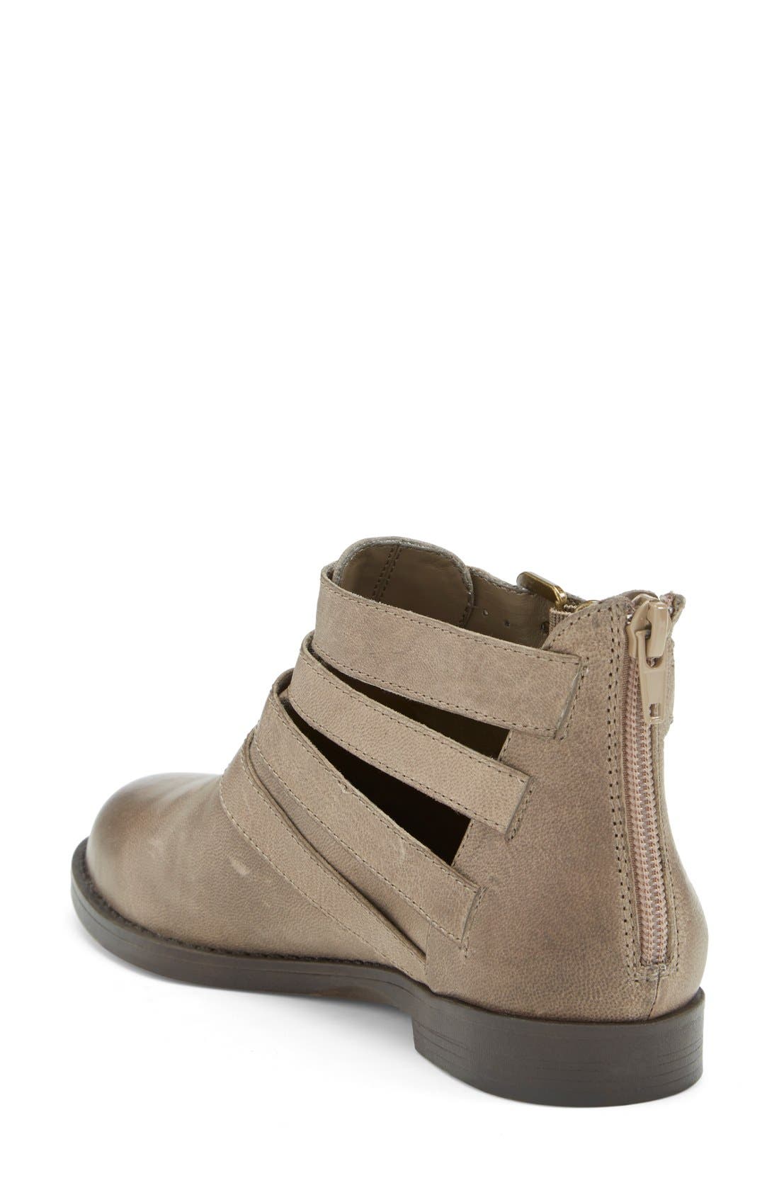 Bella Vita 'Ronan' Buckle Leather Bootie, Alternate, color, 