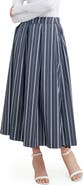 FREEMARKET Striped Midi Skirt